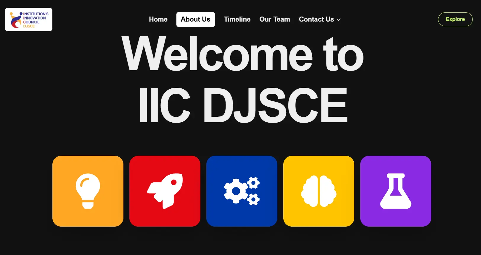 IIC-DJSCE Website